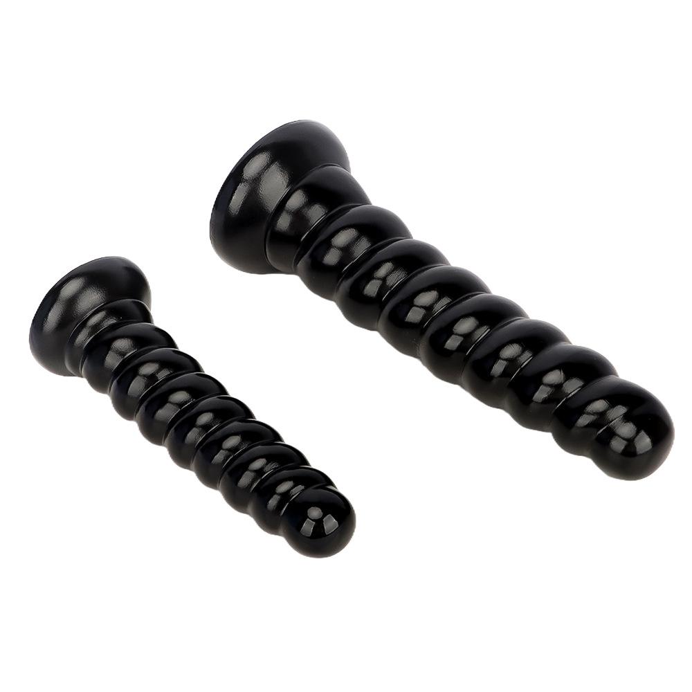 35*7.5cm  Large Dildo Butt Plug with Suction Cup Threaded Anal Beads Anal Dildo Fisting Realistic Penis