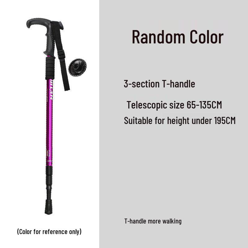 Telescopic Folding Multi-functional Hiking Poles for Men, Women, and Children - Self-defense and Mountain Climbing Walking Sticks by Chun Chu.