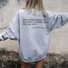 Womens Oversized Long Sleeve Hoodless Sweatshirt With Letter Print Fleece-Lined Round Neck Streetwear Style