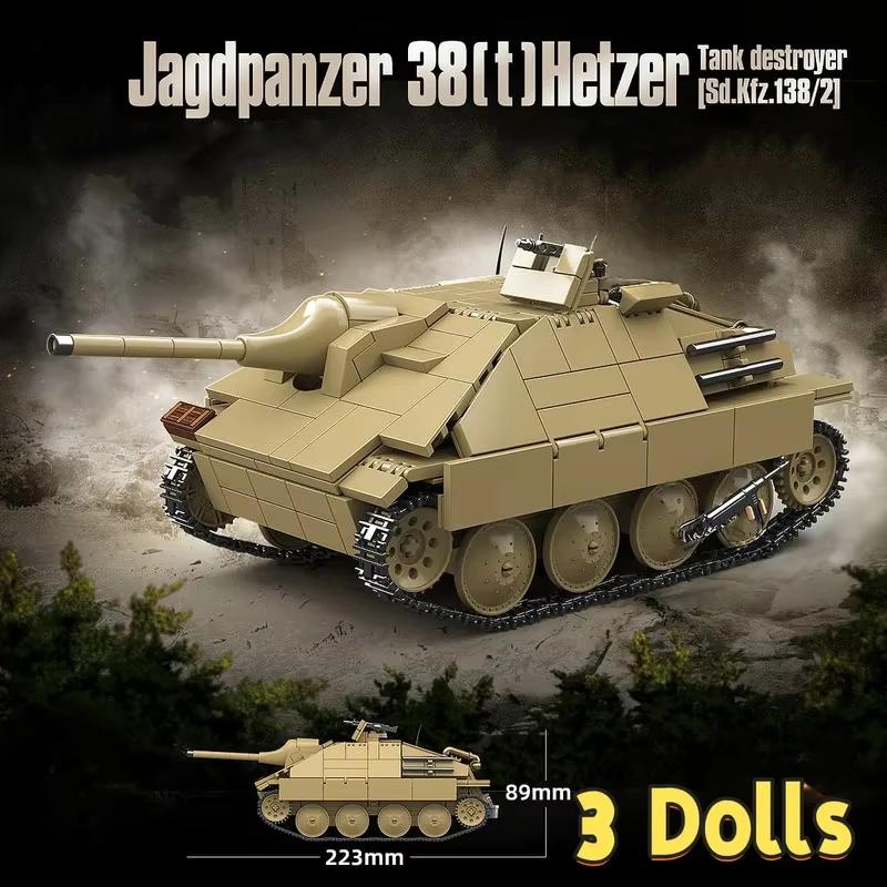 Army Series Panther Type-G Tank Building Block Toy Collection Model Children For Christmas And Birthday Gifts Tank model