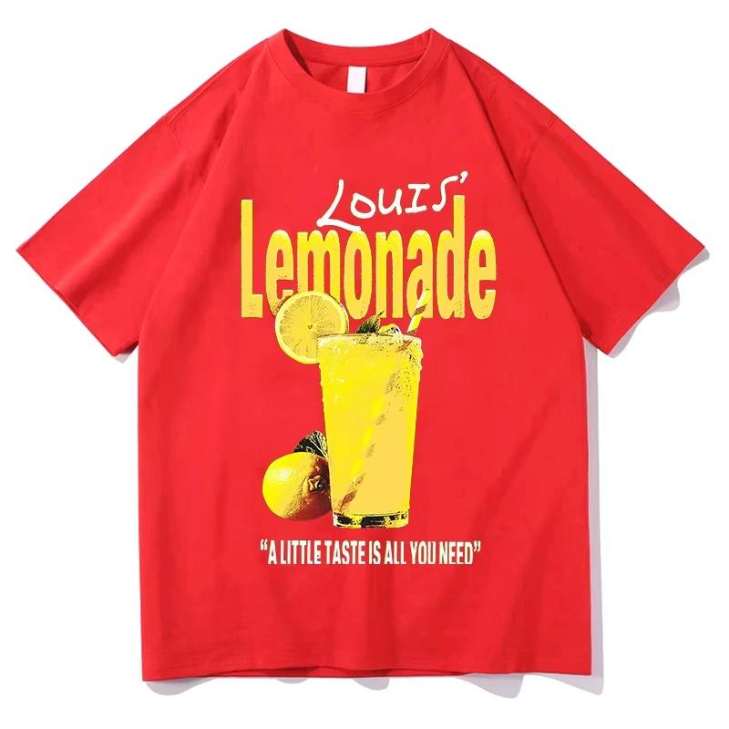 Louis Tomlinson Lemonade 2026 T Shirts Men Women Harajuku High Quality Fashion Tshirts Retro Oversized Cotton Tshirt Tops