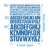 English Letter Stickers 0.5+1+1.5 Inch Scrapbook Holiday Greeting Card Decorative Handbook Letter Stickers