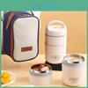 Stainless Lunch Thermal Steel Vacuum Box Insulated Lunch Bag Food Warmer Soup Cup Thermos Containers Bento Lunch Box For Kids