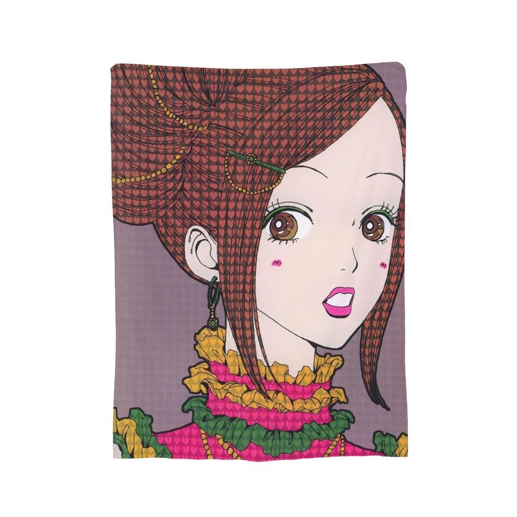 Nana Anime Manga Blankets Flannel Autumn/Winter Portable Super Warm Throw Blanket for Bed Office Bedspread