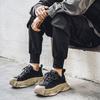 Fashion Men's Fashion Trend Versatile Casual Thick Sole Sports Shoes 2025 Autumn New Mesh Breathable Comfortable Low Top Chunky sneakers