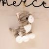 15CM Simulated Cat Doll Plush Keychain Toy Cute Kitten Pendant  Kids Girls Gift