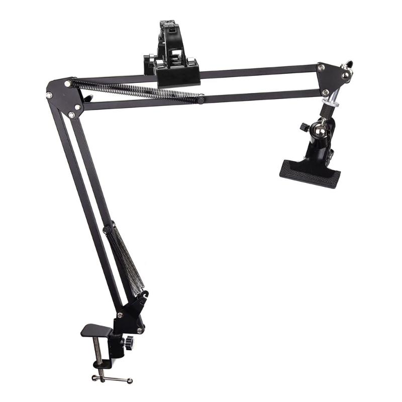 

Adjustable Embroidery Hoop Holder for Needlework, Folding Rotating Metal Embroidery Hoop Stand with Instructions Clip