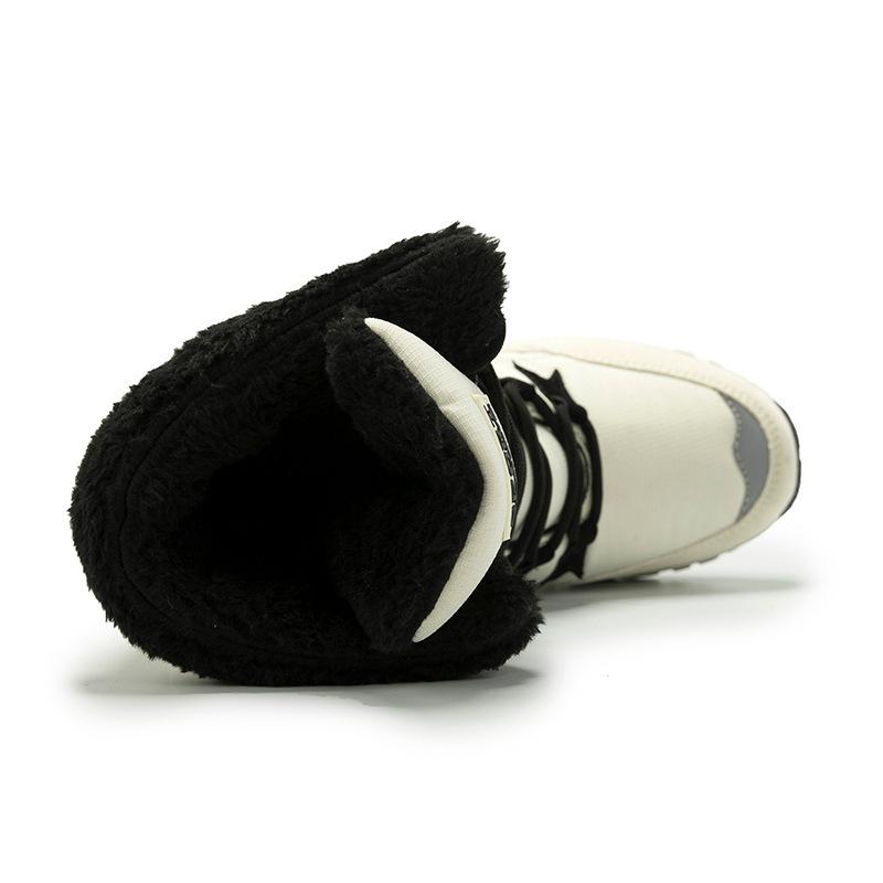 Cotton Shoes In Winter Outdoor Thick Warm Cotton Shoes High-Top Snow Boots In Winter Wild Plus Velvet Cotton Boots Anti-Slip