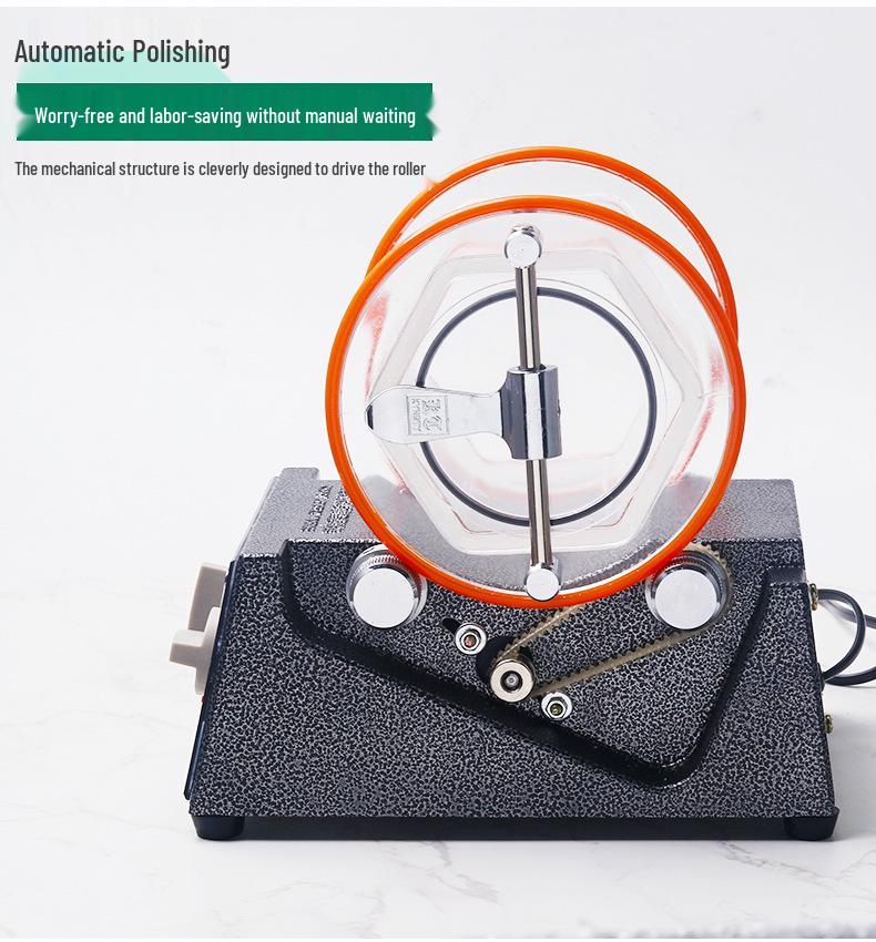 Gold & Silver Jewelry Polisher - Small Tumbler for Coins, Wenwan Walnuts & More
