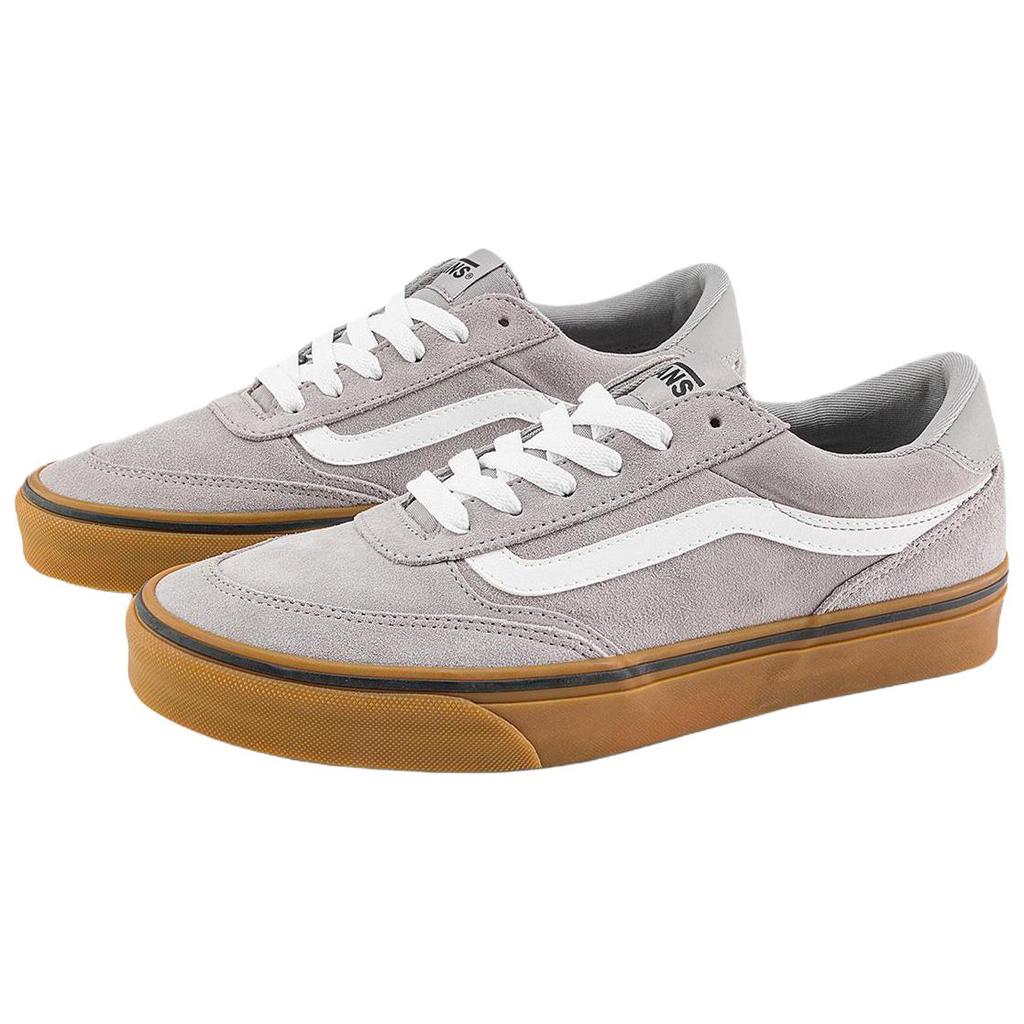 Vans Brooklyn Ls Comfortable Versatile Durable Low-Top Skate Shoes Men sneaker Gray VN000D7QKAQ
