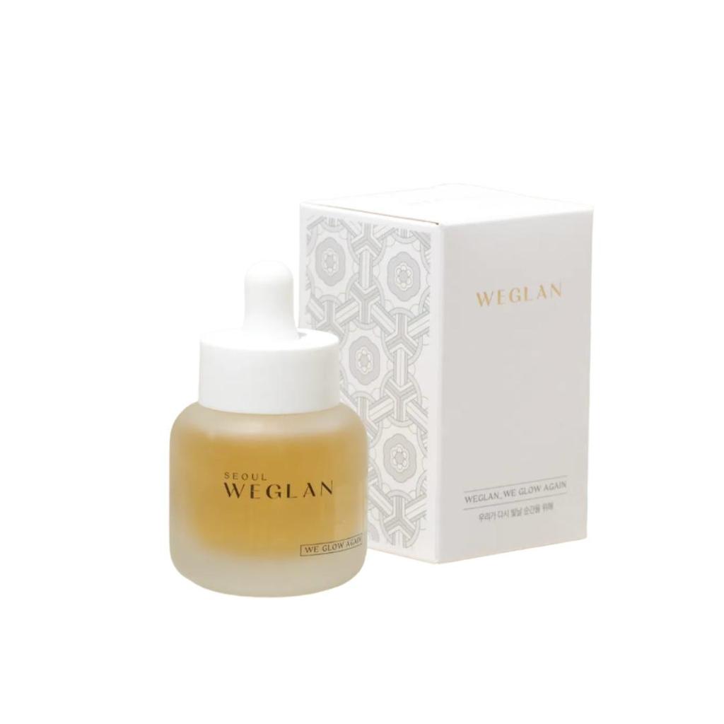WEGLAN Ginseng Repair Inner Glow Skincare Set Panthenol Hydrating Ampoule Cream 2pcs