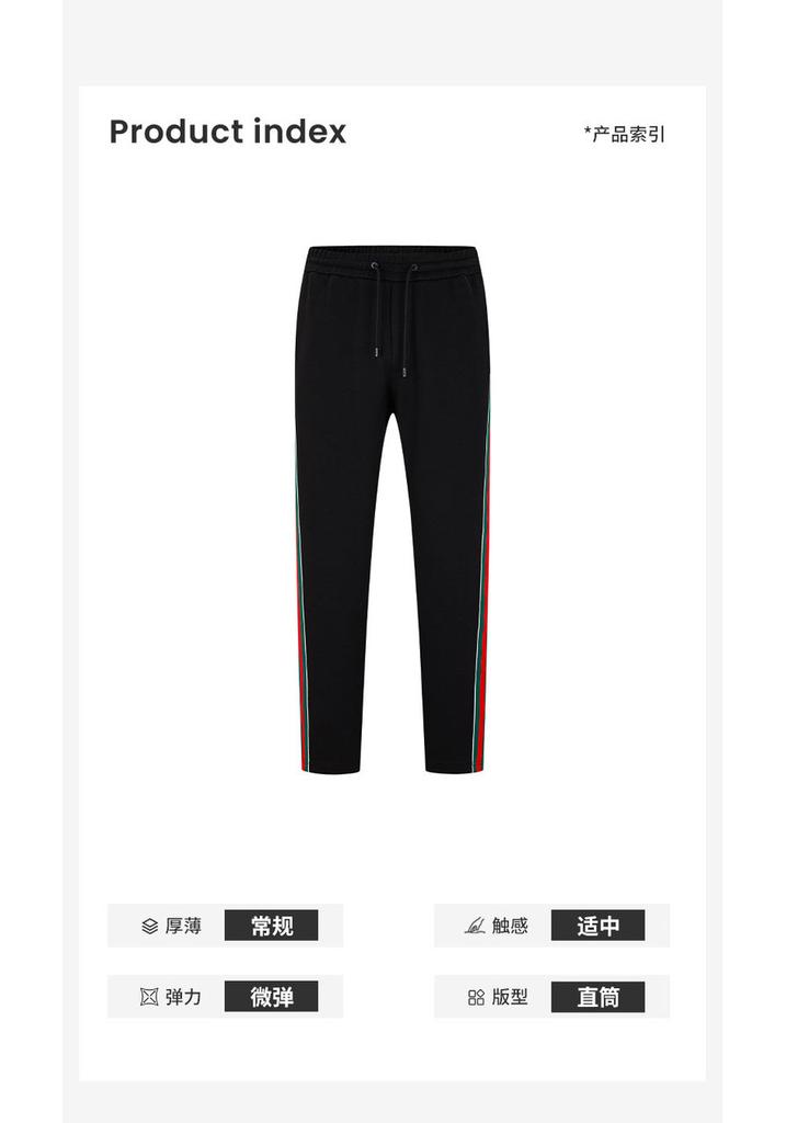 Men's Spring Clothing Embroidered Logo Sports and Casual Pants