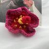 Handmade Weave Fashion Retro Pleated Crochet Scrunchies Headdress New Female Colored Oversized Hair Ties Hair Accessories