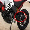 Dla Ducati Desert X / Rally 2025-2025 Akcesoria Motocyklowe Podnóżki Tylne Podpórka Stopy Podnóżek Pedał Aluminium 2025 2025