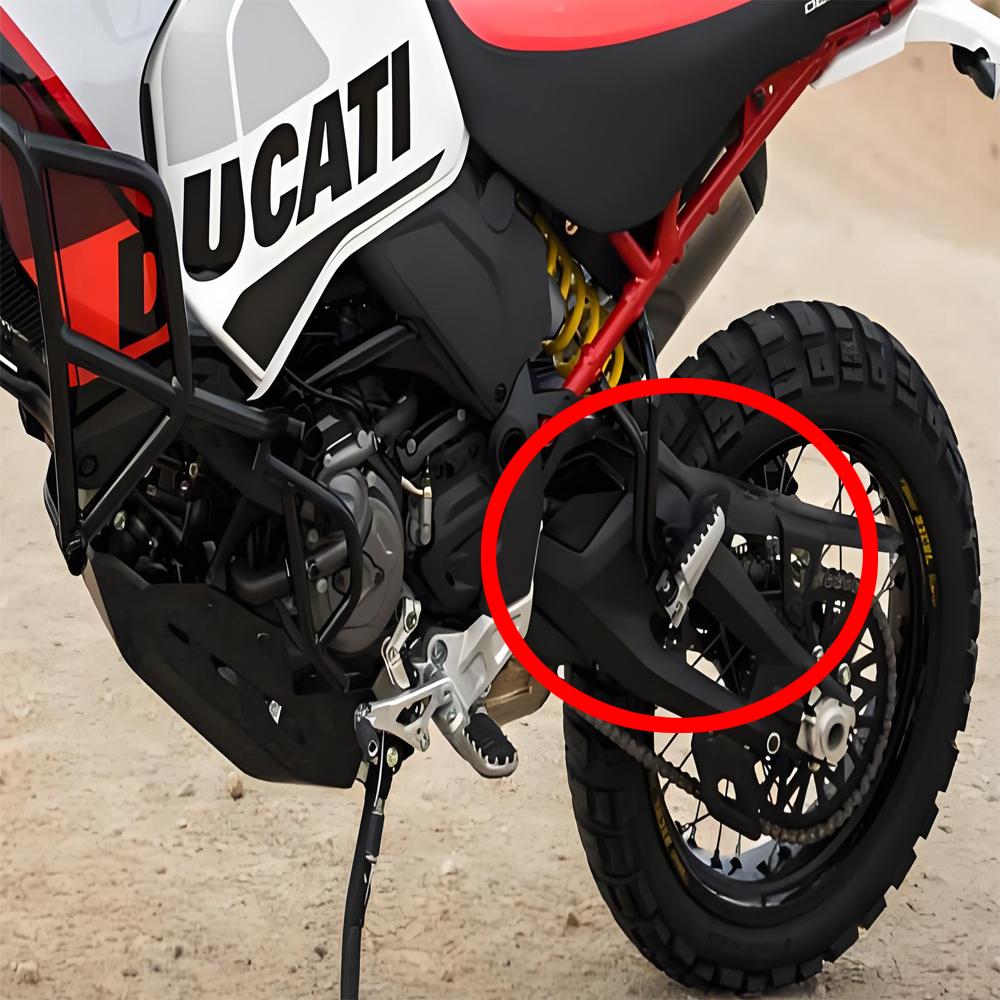 Dla Ducati Desert X / Rally 2025-2025 Akcesoria Motocyklowe Podnóżki Tylne Podpórka Stopy Podnóżek Pedał Aluminium 2025 2025
