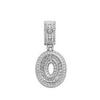 Rock Candy Letter Pendant: Trendy European & American Hip-Hop Style Copper Zircon Necklace with 26 English Alphabet Options