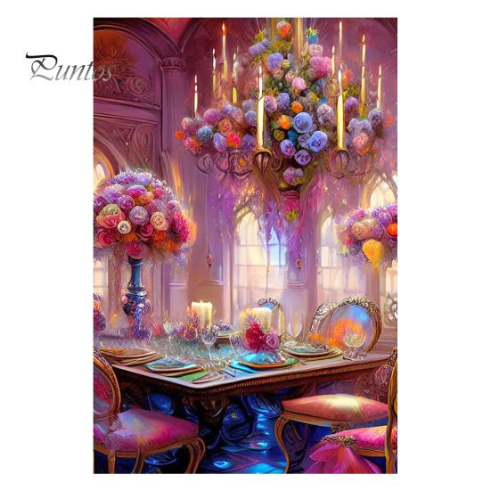 

1 комплект, набор для рисования с искусственными бриллиантами, милый цветочный домик, сделай сам, стразы, вышивка крестиком, рисунок, украшение для дома, художественные ремесленные проекты из искусственного алмаза для D