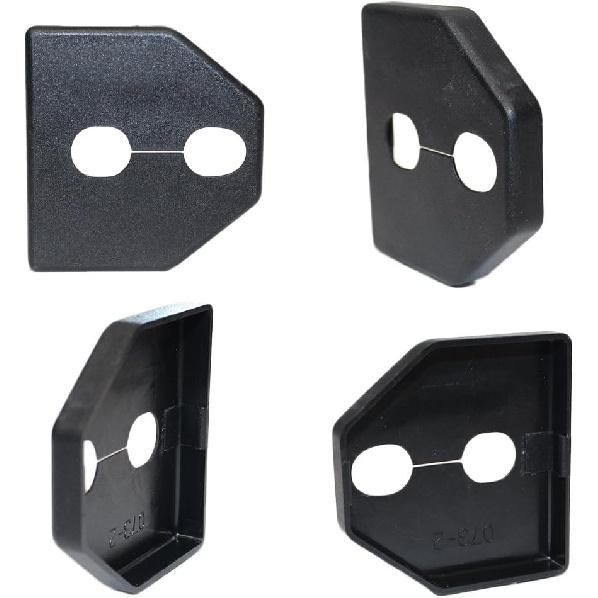 MAITE for Subaru Forester Outback Legacy Impreza Liberty XV Car Door Lock Protective Cover Anti-Corrosion Door Striker Cover Black 4Pcs