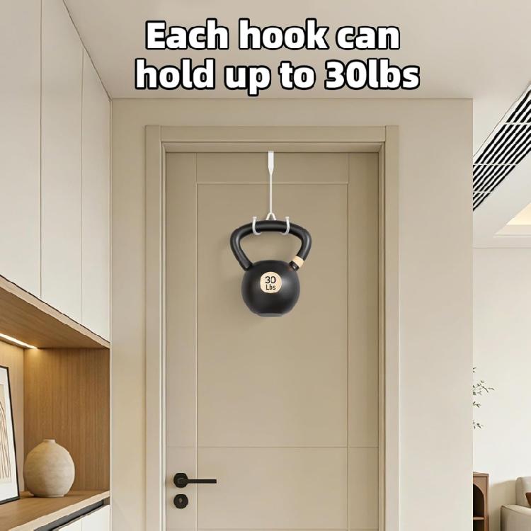 Stainless Steel Hanger For Jackets Scarves Practical Over The Door Hooks For Organizing Clothes Accessories