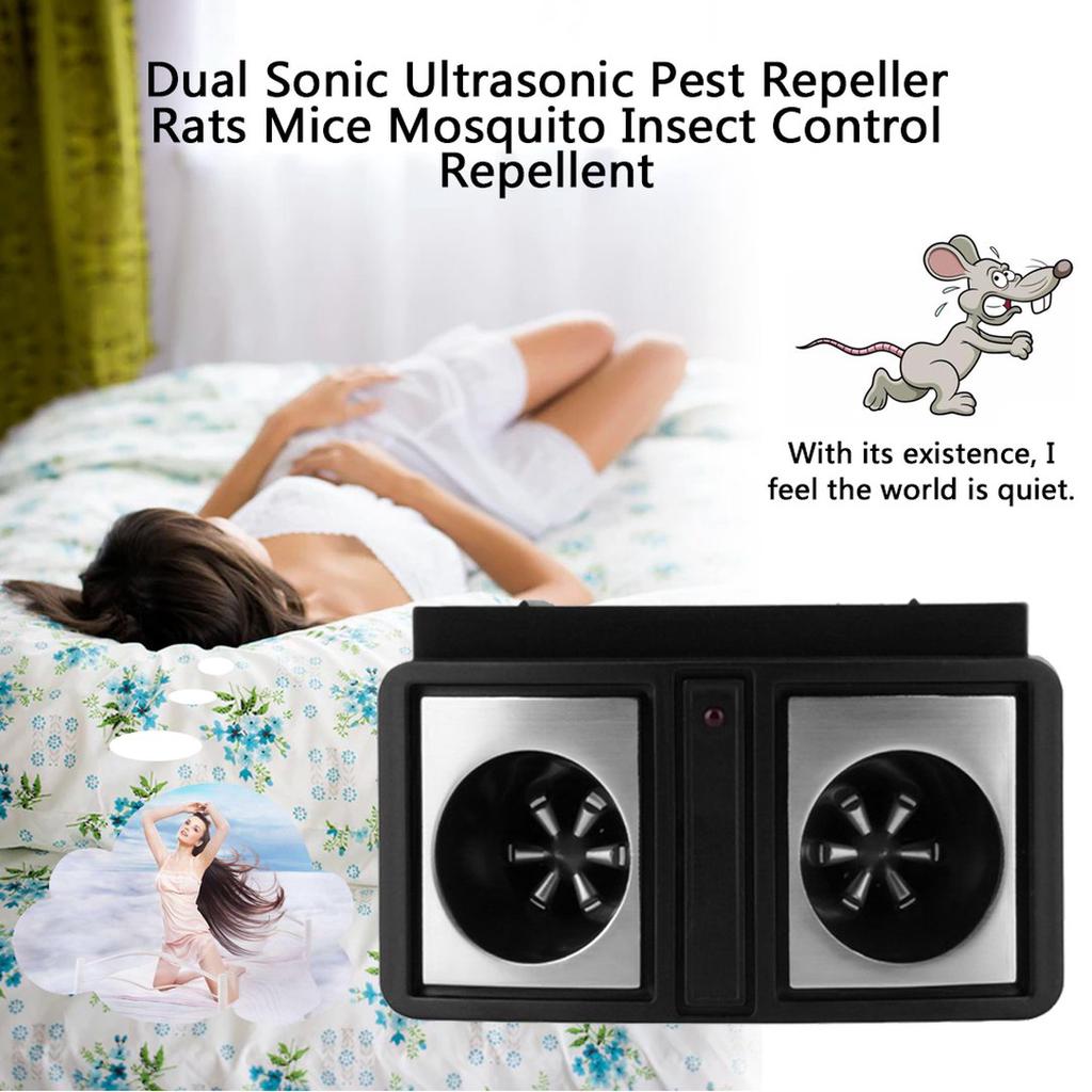 Buy XHOME Dual Sonic Ultrasonic Pest Repeller Rats Mice Mosquito Insect