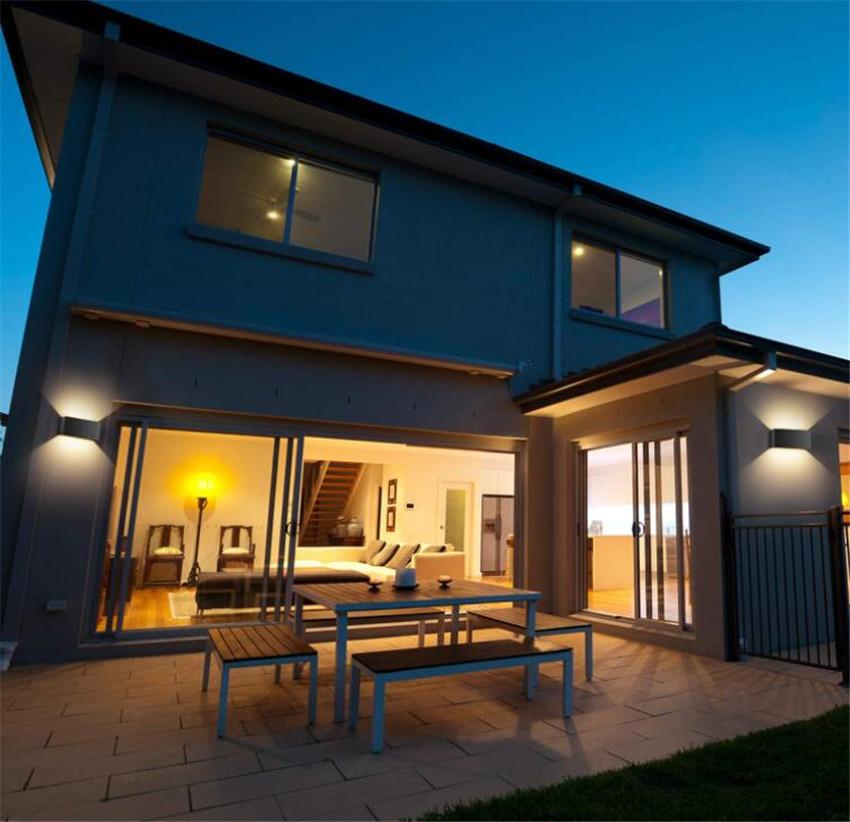 24W Modern Led Wall Light AC85-265V Waterproof IP65 Outdoor Lighting Garden Porch Wall Lamp Indoor Decoration Sconce NR-323