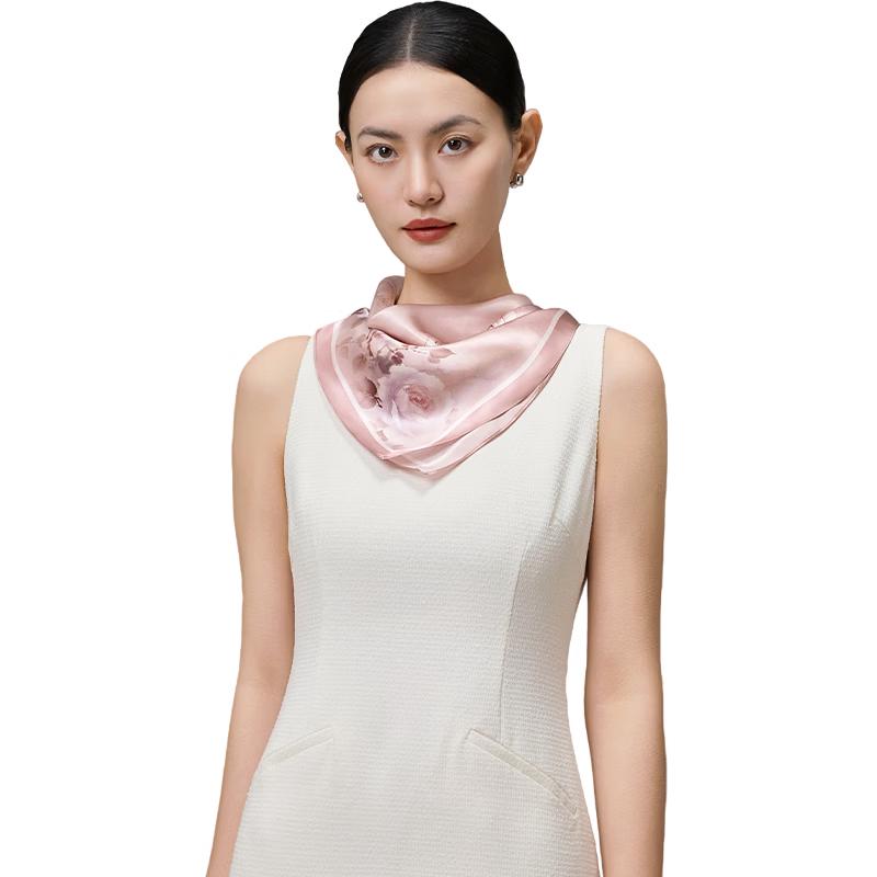 Shanghai Story Women s Mulberry Silk Printed Scarf