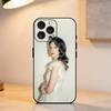 L-Lana Del R-Rey    Etui Na Telefon Dla iPhone 17,16,15,14,13,12,11 Plus,Pro Max,XS,Miękki Silikon Czarna Pokrywa