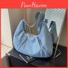 Oxford Fabric Crossbody Purse With Zipper Closure For Casual Outings
