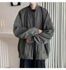 2026 Men's Versatile Casual Plus Size Stand-up Collar Jacket - Loose, Comfortable, American High Street Style for Autumn and Winter
