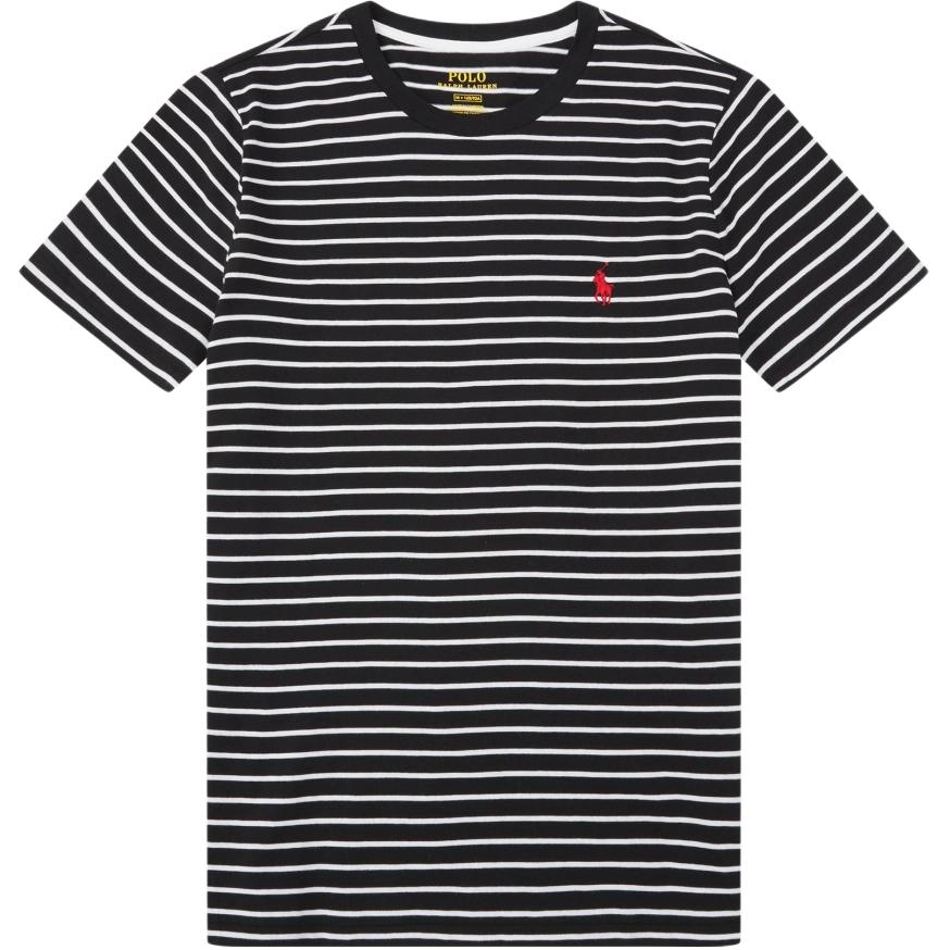 

Polo Ralph Lauren Ss25 Logo Embroidered Striped Cotton Short Sleeve Regular T-Shirt Classic Women tops 211698030-026 XS