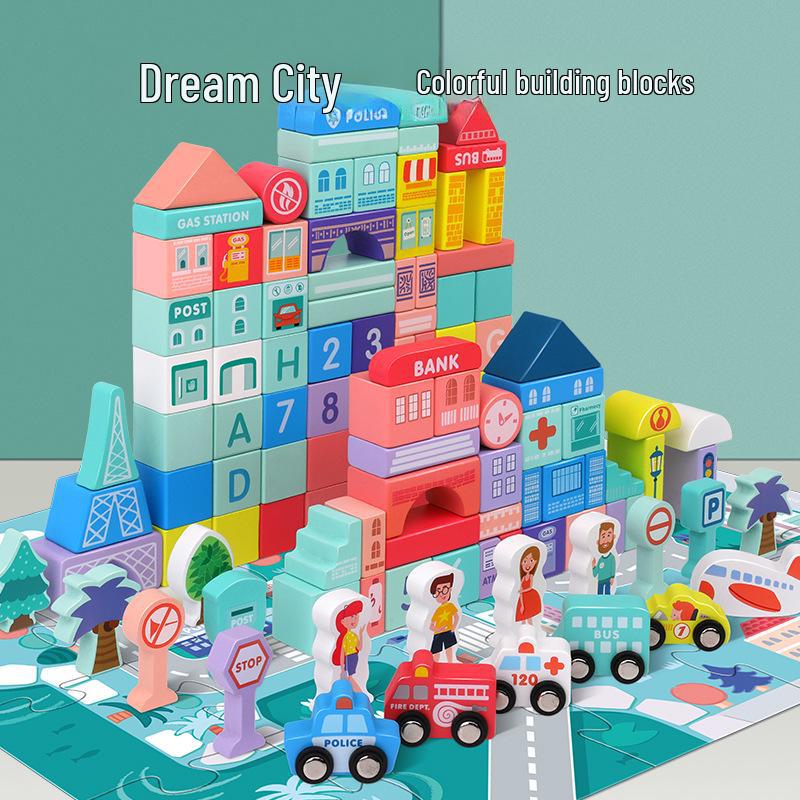 

Деревянные макароны : Образовательные головоломки «Цифры и буквы» — набор из 108 деталей для раннего обучения 22.5 x 22 cm