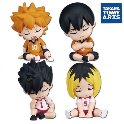 4pcs Figuras de Anime Haikyuu Bokuto Kotaro Akaashi Keiji Oikawa Tooru Iwaizumi Hajime Figuras de Acción Versión Q Modelo de PVC Juguetes 5cm