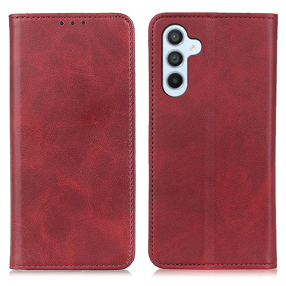 For Samsung Galaxy A57 5G Case Cowhide Texture Split Leather Flip Wallet Phone Cover