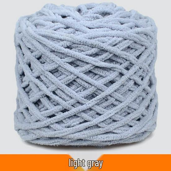 Plush Wool Yarn for Hand-Knitted Crochet Shoes & Slippers