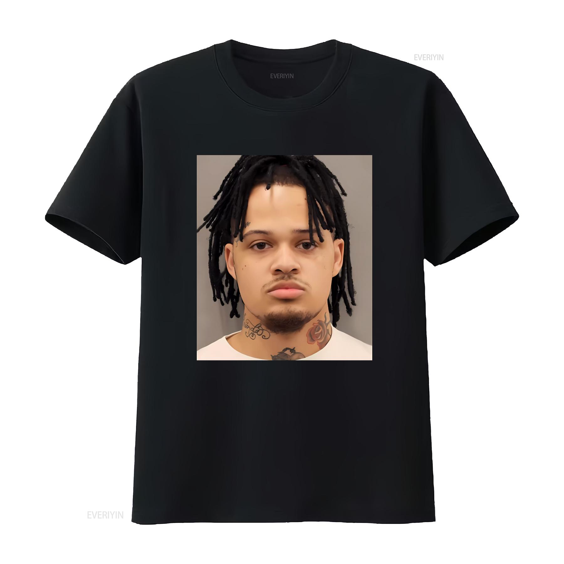 

Summrs Mugshot T shirt for Men Unique Design High Quality Print Perfect Streetwear Fashion vintage Washed Top For Everyday Wear 4XL