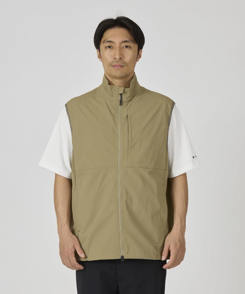 Snow Peak New Standard Utility Vest and Size S NSD-JK-25AU003, Men's Women's, Black,