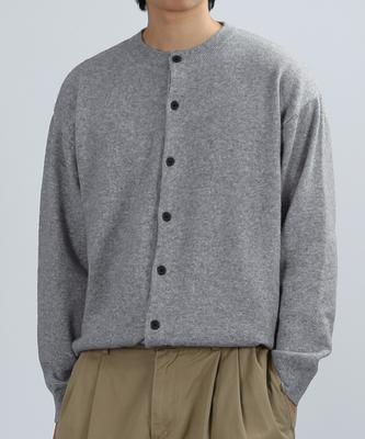 Jhonny West Cozy Wool-Like Round Cardigan (Mixed Melange)