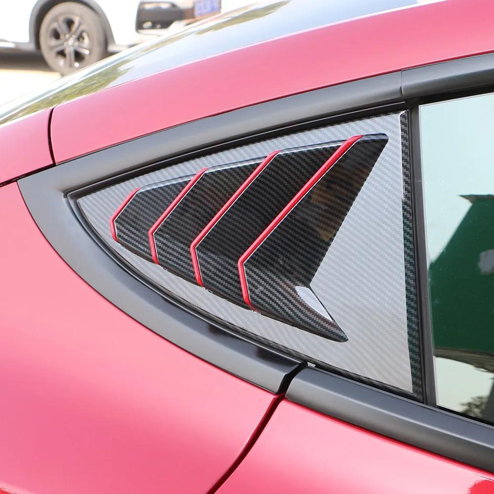 Rear Side Blind Window for Tesla Model 3 2016-2026 Back Triangle Window Spoiler Louver Shutter Cover Accessories
