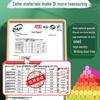 Vivid Dustless Multi-color Chalk for Children and Teachers - Keeps Hands Clean