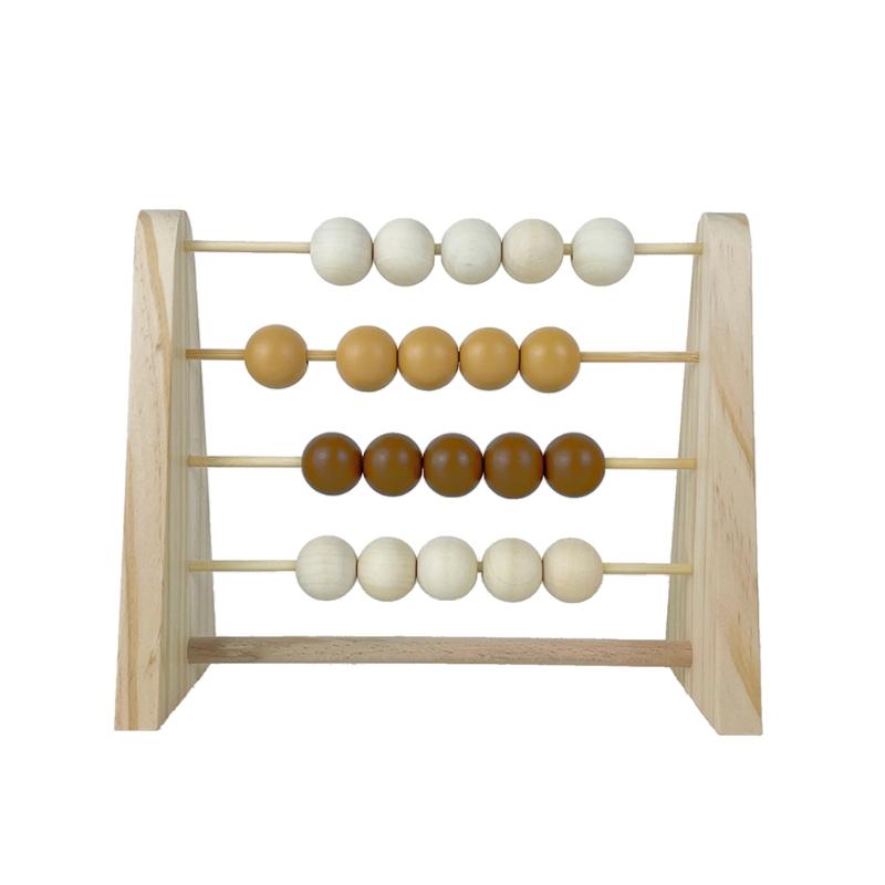 Wooden Abacus Calculating Beads Baby Children Kids Early Learning Educational Toys Nordic-Style Natural Child Room Decor