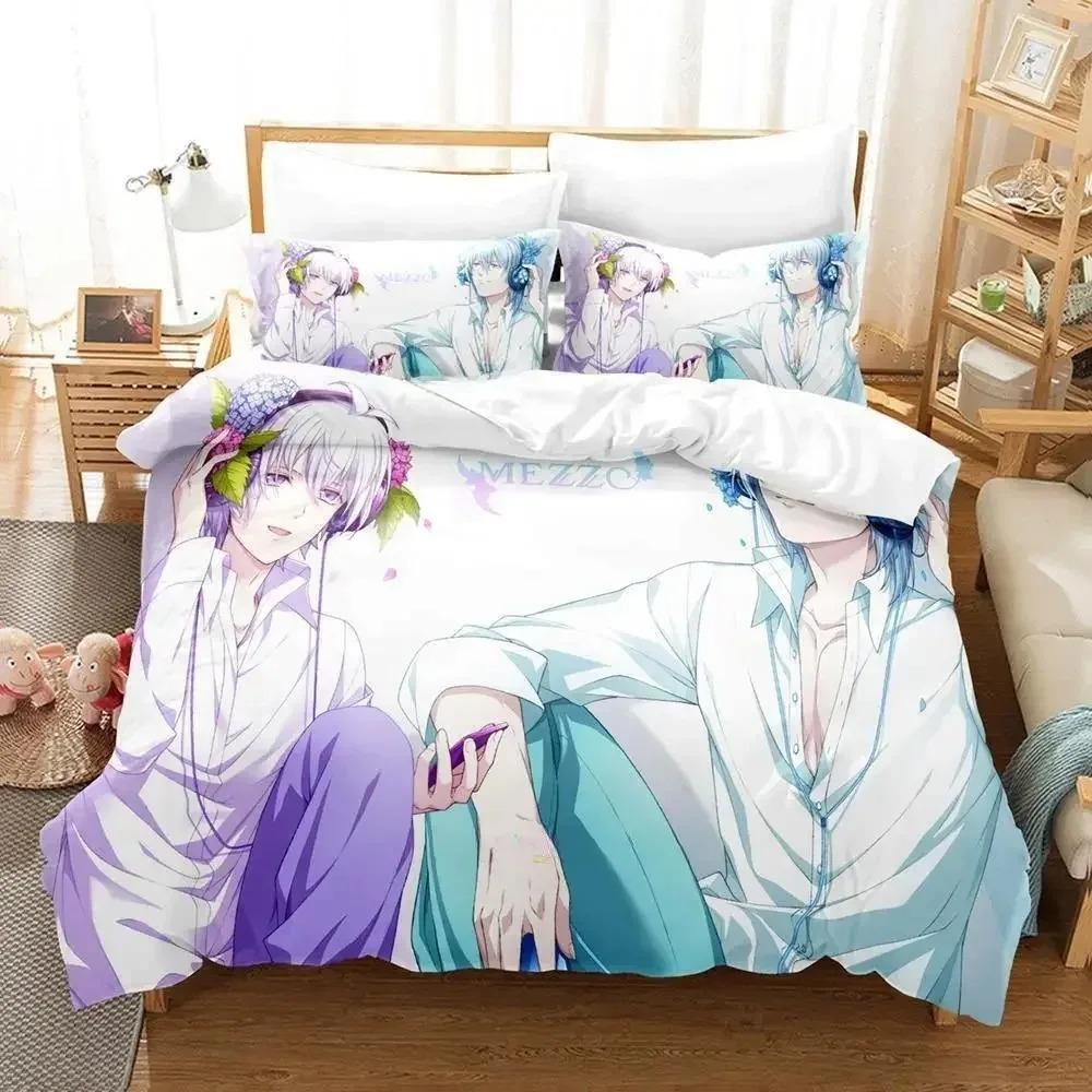 Anime Game IDOLiSH7 Bedding Set Single Twin Full Queen King Size Bed Set Adult Kid Bedroom Duvet Cover Sets Home Textile