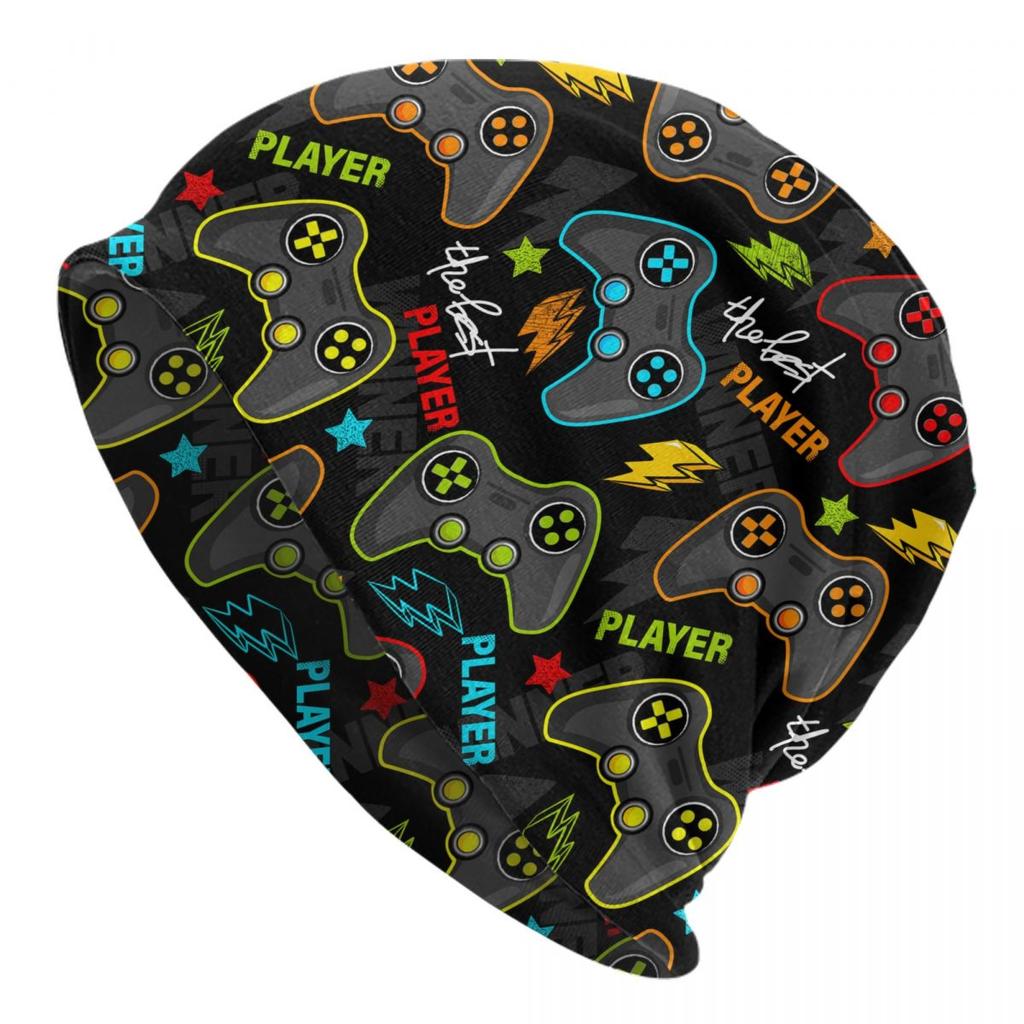 Custom Game Controller Skullies Beanies Caps Hip Hop Winter Warm Unisex Women Knit Hats Adult Unisex Gamer Gift Bonnet Hats