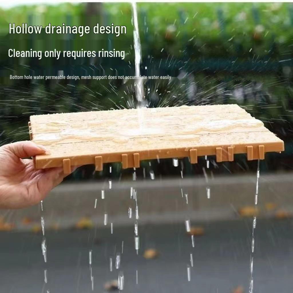 Outdoor Self-Assemble Wood-Plastic Flooring for Balcony, Terrace, and Garden Renovation