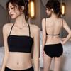 Beautiful Backless Seamless Ice Silk Bra - Women's Thin Summer Wire-Free Push-Up Design