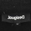 Desigual Langarm 3D-Strick M schwarzer Pullover Herren Gebraucht