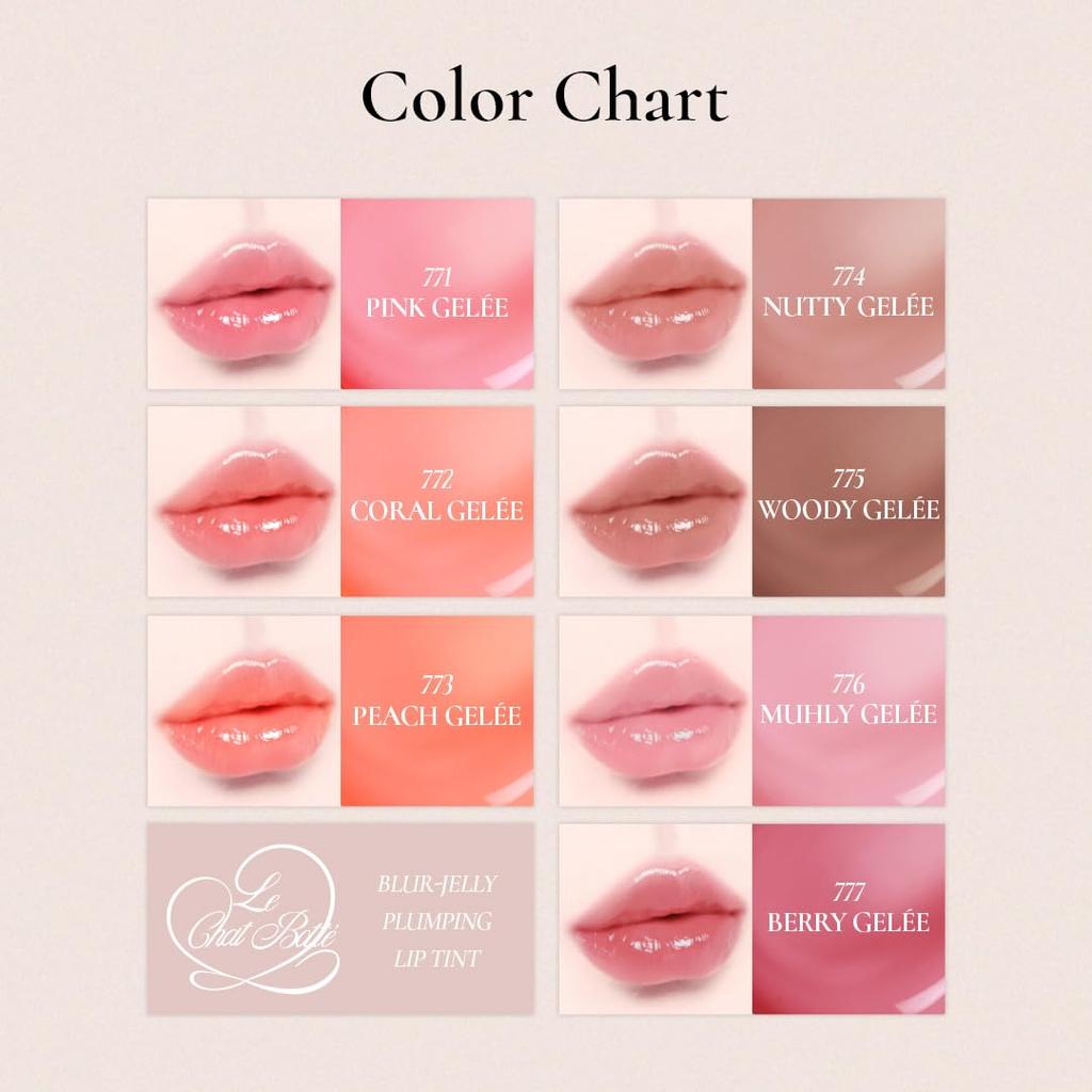 Blushing Volume Lip Tint 777 Berry Korean Cosmetics [Dinto Official] Gelée