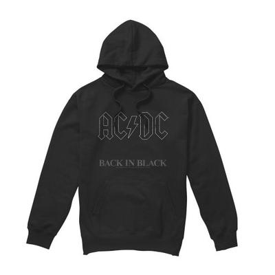 Mens Back In Black Hoodie