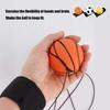 6Pcs Bouncing Ball Wrist Strength Trainer Wristbands Football Return Baseball Sports Wrist Balls for Kids Adults