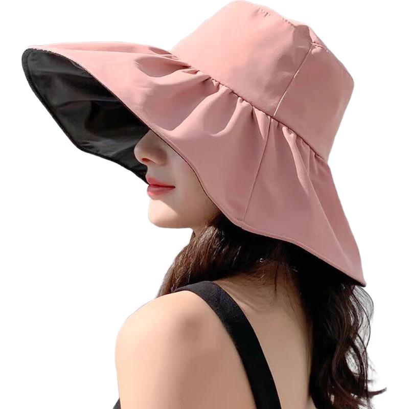 Women s UV Protection Foldable Wide-Brim Fisherman Sun Hat