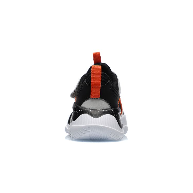 LiNing Durable Non-Slip Breathable Lightweight Low-Top Kids Running Shoes Kids Running Shoes Black Gray YKNR046-1